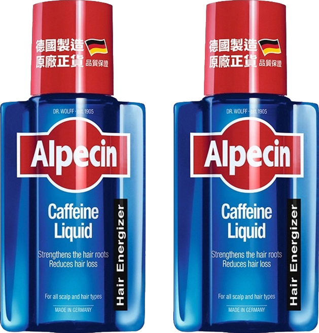 Alpecin 台灣公司貨 咖啡因頭髮液, 2件, 200ml