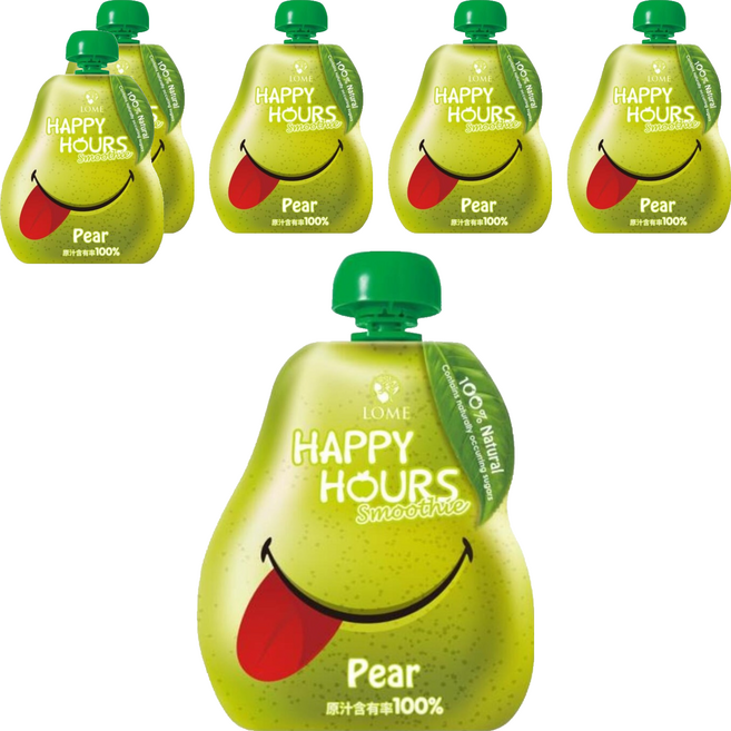 HAPPY HOURS 纖果飲 西洋梨, 90g, 6包