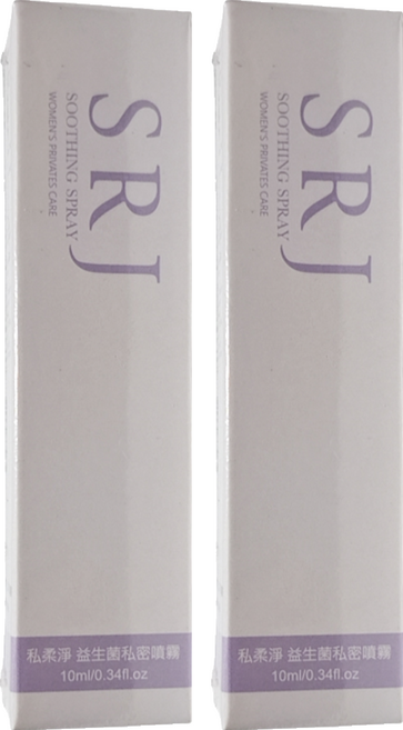 SRJ 私柔淨 益生菌私密噴霧, 10ml, 2瓶