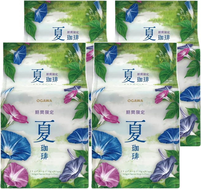 OGAWA 小川珈琲 夏咖啡 濾掛式, 10g, 4套, 8個裝