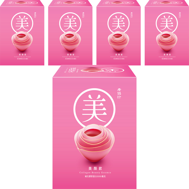 老協珍 美顏飲, 6包, 390ml, 5盒