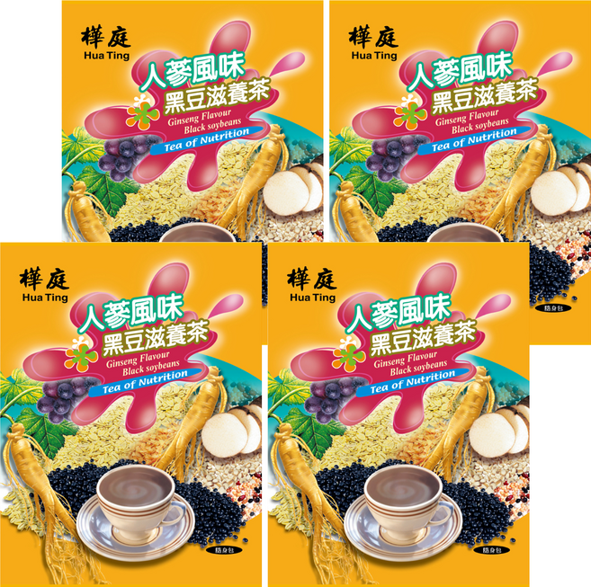 樺庭 人蔘風味黑豆滋養茶, 30g, 4個, 15個裝