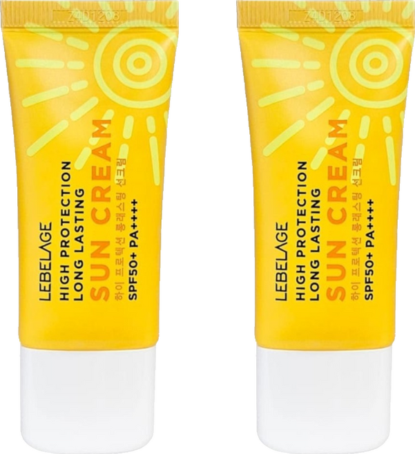 LEBELAGE 蕾浿雷 溫和長效防曬乳 SPF50+ PA++++, 2件, 30ml