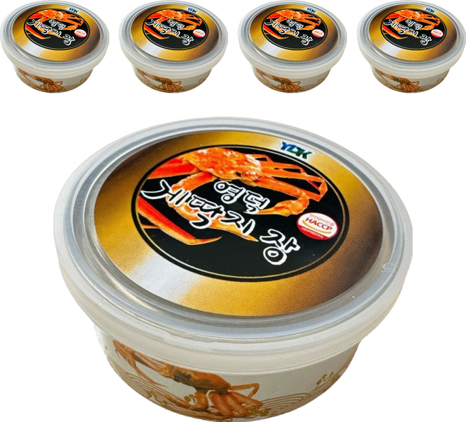 YDK 即食蟹膏 黑盒, 5個, 90g