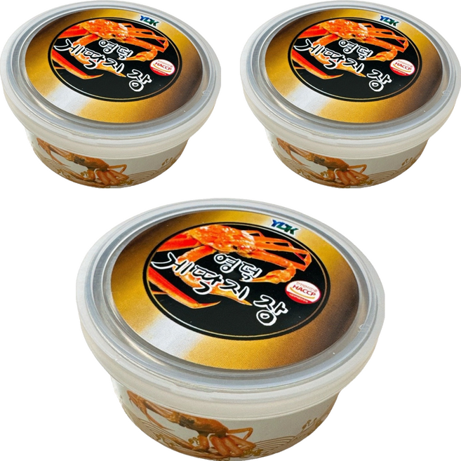 YDK 即食蟹膏 黑盒, 3個, 90g