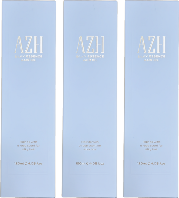 AZH 柔絲亮澤精華護髮油, 3個, 120ml