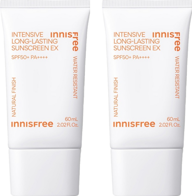 INNISFREE 台灣公司貨 向日葵完美清爽防曬霜 SPF50+ PA++++, 2個, 60ml
