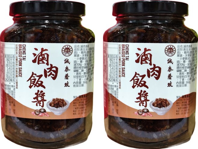 誠泰 滷肉飯醬, 360g, 2罐