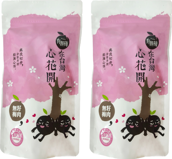Plums 有顆梅 無籽梅肉, 2個, 55g