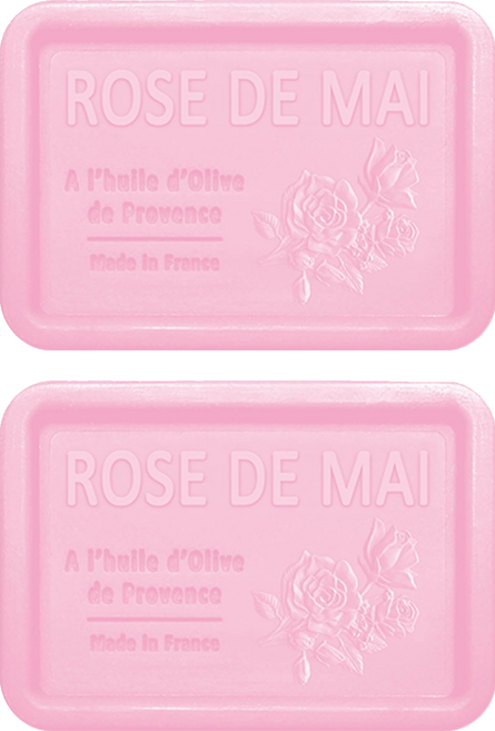 法國 ESPRIT PROVENCE 普羅旺斯皂 五月玫瑰, 120g, 2個