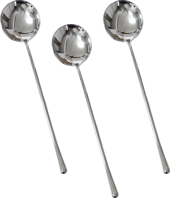 日本304不鏽鋼精緻西餐具 主餐杓 20.9 x 4.9cm, 3支