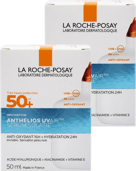 LA ROCHE POSAY 理膚寶水 安得利UVAIR空氣感極效精華防曬, 2件, 50ml