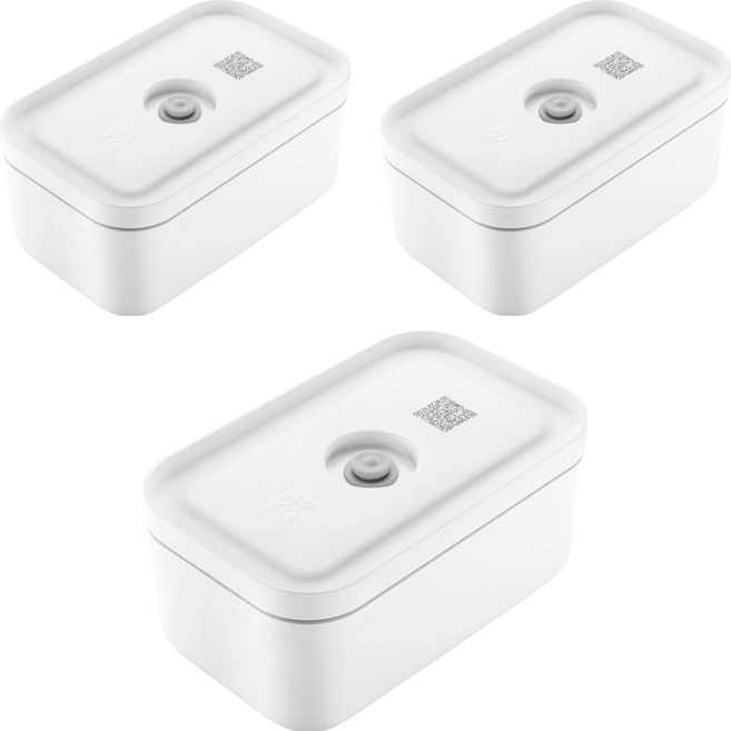 ZWILLING 雙人 PP保鮮盒 M 1100ml, 3個, 容器 + 蓋子