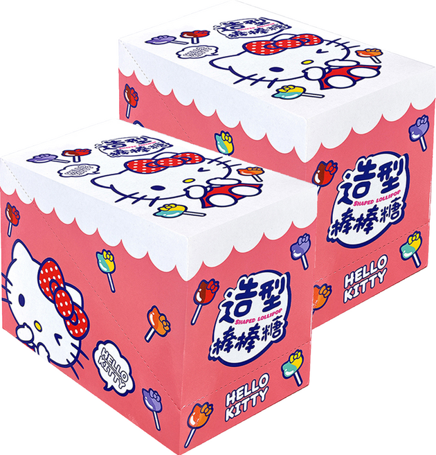 AMANDIER 雅蒙蒂 Hello Kitty造型棒棒糖組盒, 160g, 2個