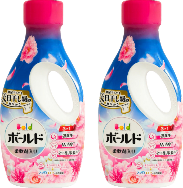 Bold 超濃縮洗衣精 濃郁花香, 2個, 680g