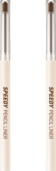 peripera 台灣公司貨 速描眼線膠筆 0.14g, 02 深棕色, 2個