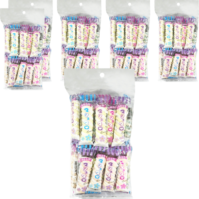 Sucere 彩色轉轉棉花糖, 6個, 225g