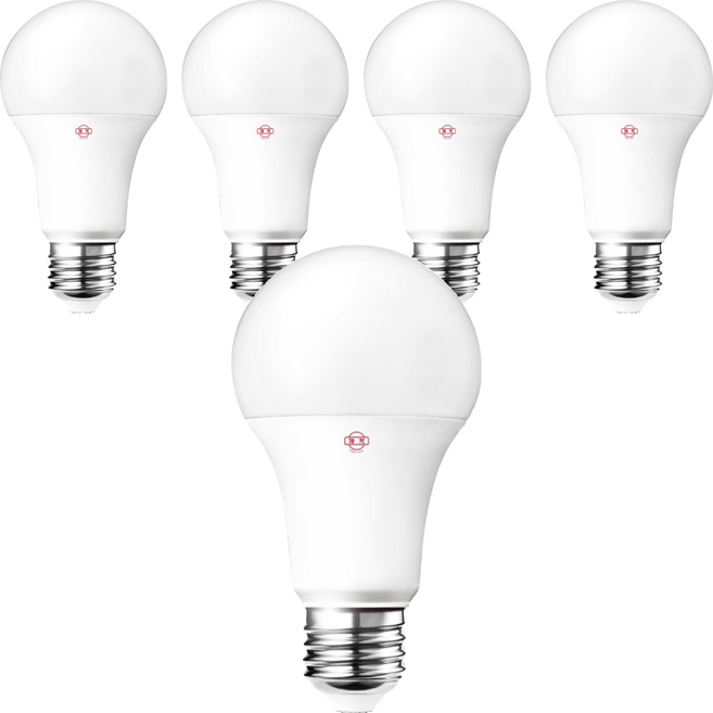 旭光 LED燈泡 13W, 自然色, 5個