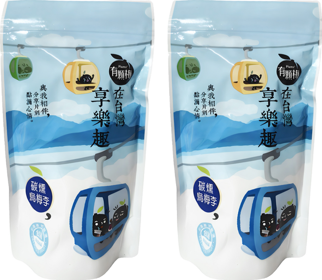 Plums 有顆梅 碳燻烏梅李, 2個, 230g