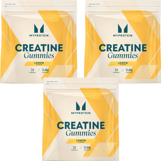 MYPROTEIN 肌酸軟糖 檸檬口味, 3套, 21顆