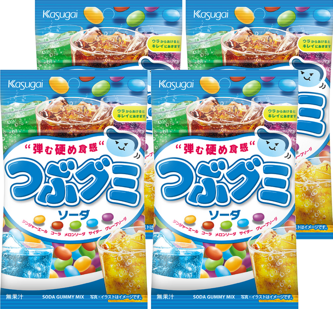 Kasugai 春日井 軟糖 汽水風味, 60g, 4個