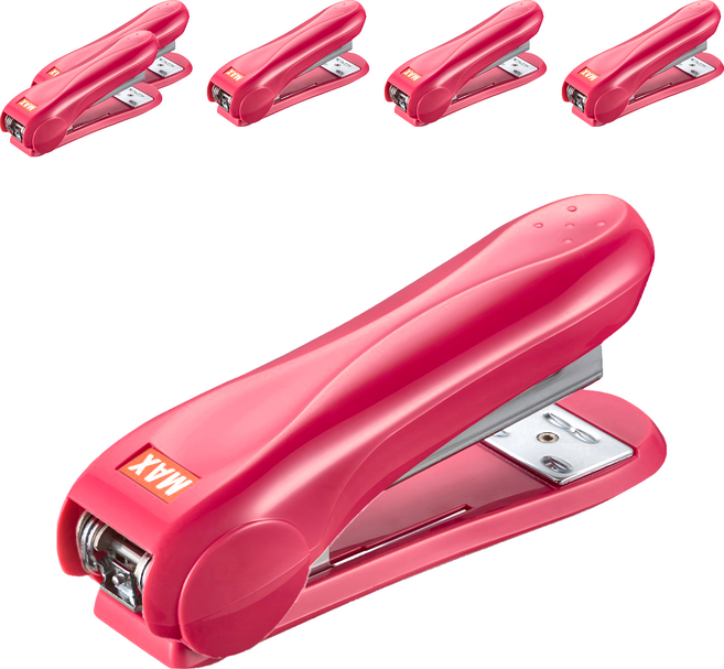 MAX 美克司 新型釘書機 HD-50R, 粉紅色, 6個