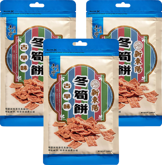 新東陽 古早味冬筍餅, 100g, 3個
