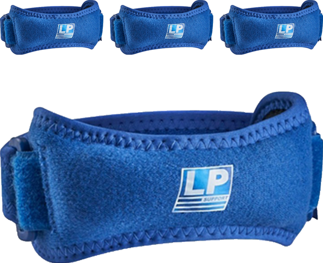 LP SUPPORT 特殊托型加壓式髕骨帶 781CN_BL 藍色 運動防護 髕骨支撐, 4個