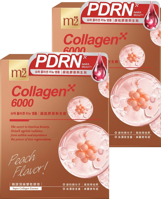 m2 美度 超能膠原新生飲 8包, 2套, 400ml