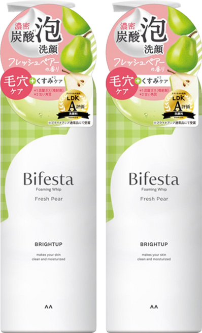 Bifesta 碧菲絲特 抗暗沉碳酸泡洗顏 洋梨香, 200g, 2個