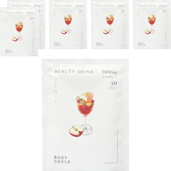 BODY GOALS 維C輕媄亮妍飲 蘋香紅茶, 24g, 6個
