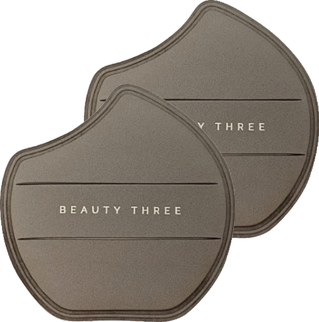 BEAUTY THREE 永和三美人 米膚舒芙蕾氣墊 奶凍款, 2個, 灰色