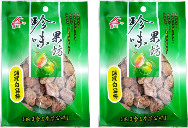 同正 調理白話梅, 40g, 2包