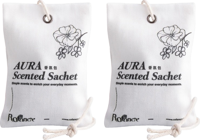 Rofancy 洛帆晞 AURA 香氛包, 10g, 2個, 琥珀烏木