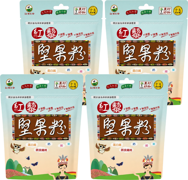 紅藜之家 紅藜堅果粉, 275g, 4個
