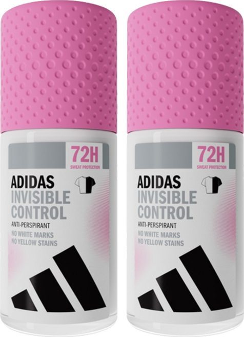 adidas 愛迪達 女用制汗爽身滾珠無痕防護, 2個, 50ml