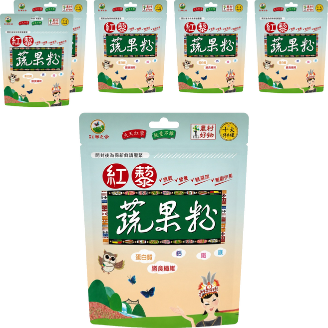 紅藜之家 紅藜蔬果粉, 275g, 6個