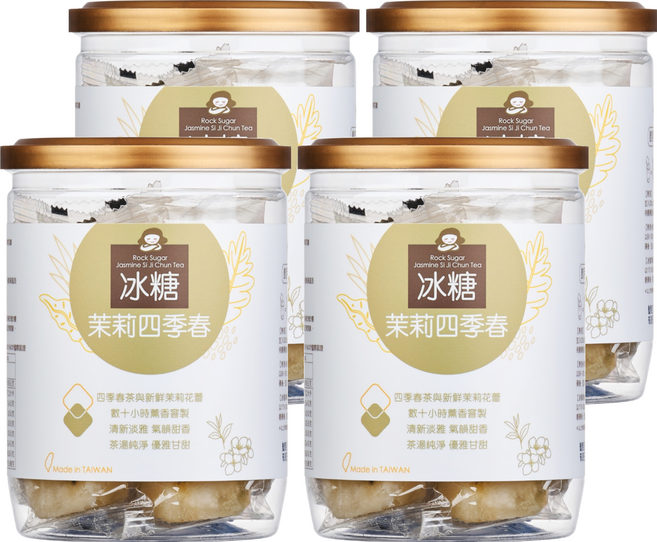 蜜思朵 冰糖茉莉四季春, 17g, 12入, 4罐