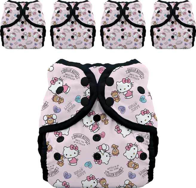 THiRSTiES 游泳尿布褲 SANRIO聯名款 Hello Kitty Dear Bear 9~36個月, M, 5件