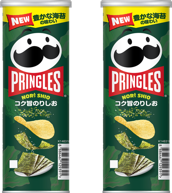 PRINGLES 品客 究極旨味海苔塩風味洋芋片, 95g, 2個