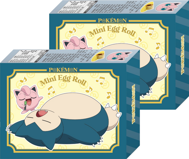 PoKeMoN 寶可夢 芝麻mini蛋捲 胖丁&卡比獸 SC-093, 30g, 2個