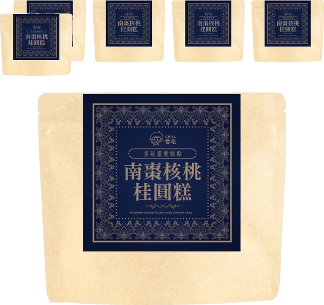 CHILL 愛吃 南棗核桃桂圓糕, 105g, 6個