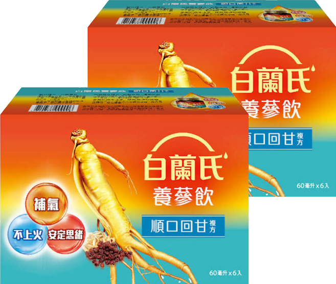 BRAND'S 白蘭氏 順口回甘養蔘飲 6瓶, 2套, 360ml