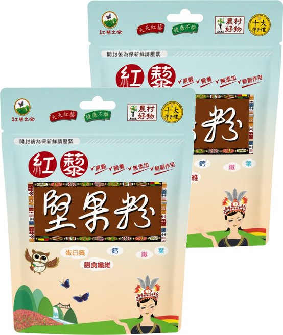 紅藜之家 紅藜堅果粉, 275g, 2個