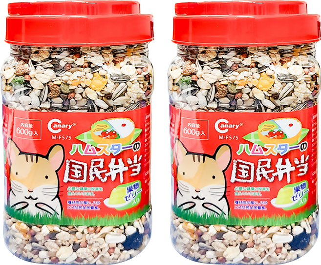 Canary 荷蘭鼠的國民便當 紅便當, 600g, 2個