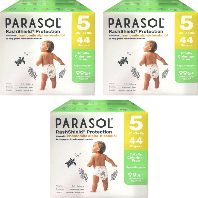 PARASOL Clear + Dry 新科技水凝尿布 5號, XL, 132片