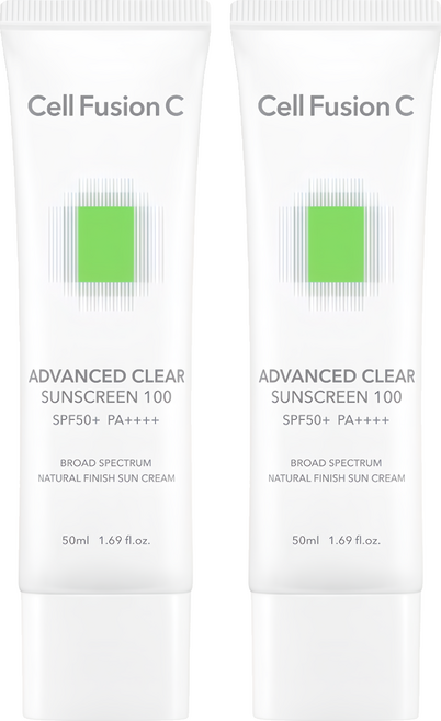 Cell Fusion C 控油潤色防曬霜 SPF50+ PA++++ 台灣公司貨, 2個, 50ml