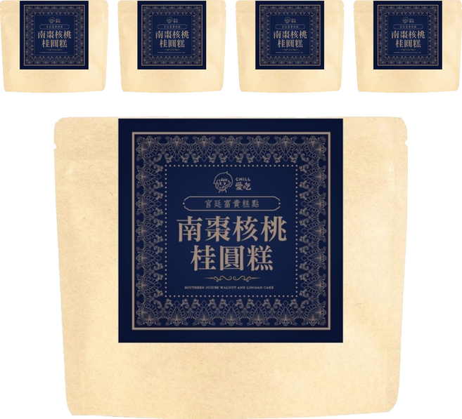 CHILL 愛吃 南棗核桃桂圓糕, 105g, 5個