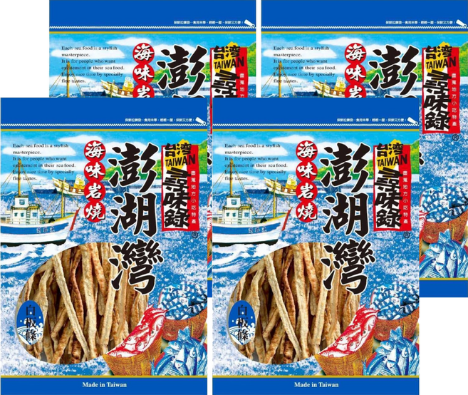 台灣尋味錄 澎湖灣 白板條, 80g, 4包