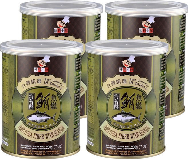 便利小館 海苔酥鮪魚鬆, 200g, 4個